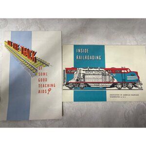 1955 Inside Railroading On the Track 1st Ed Association of American Railroads